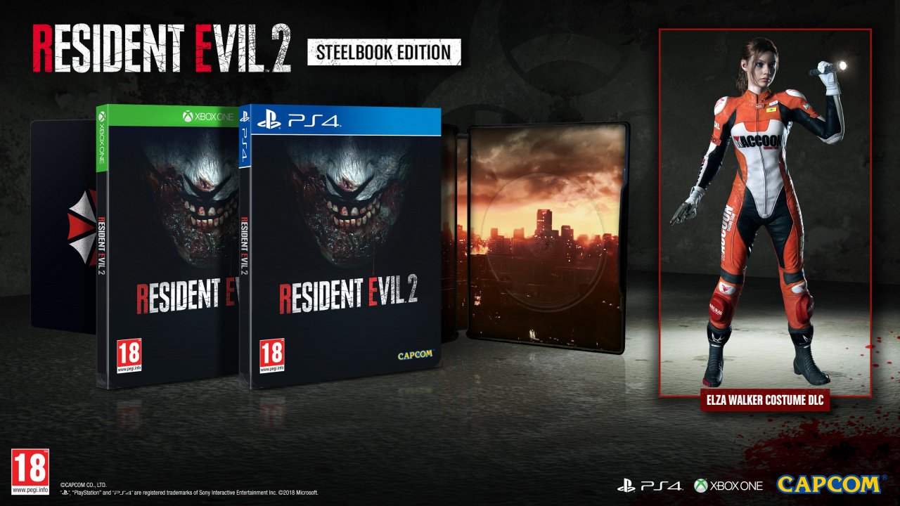 Steelbook Edition of Resident Evil 2 Remake Creeping to Europe