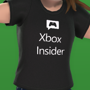 Exclusive Avatar T-Shirt Now Available to Xbox Insiders Level 2+!
