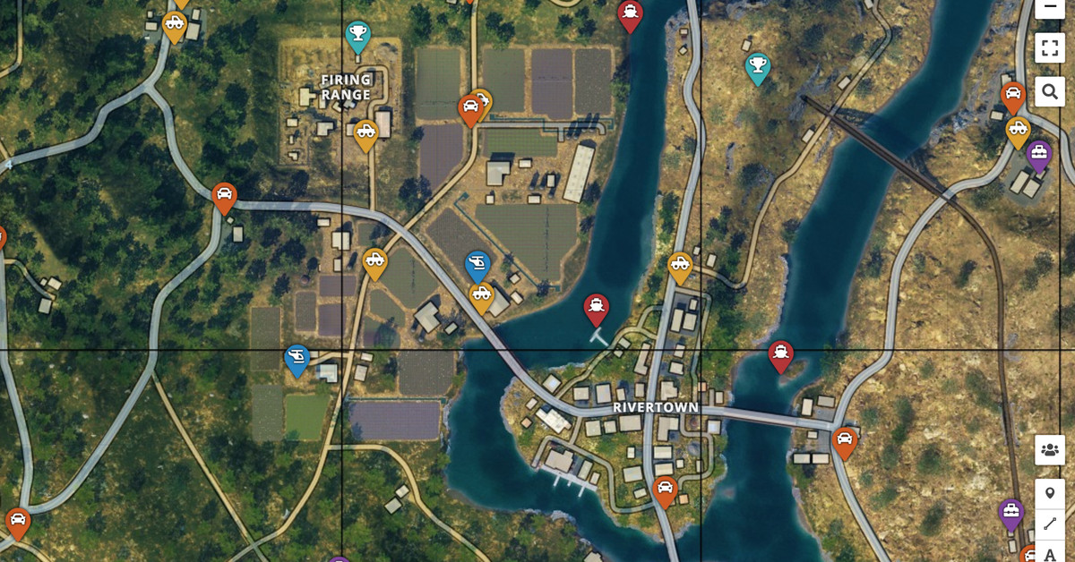 Online map for Black Ops 4’s Blackout mode marks loot and vehicle spawns