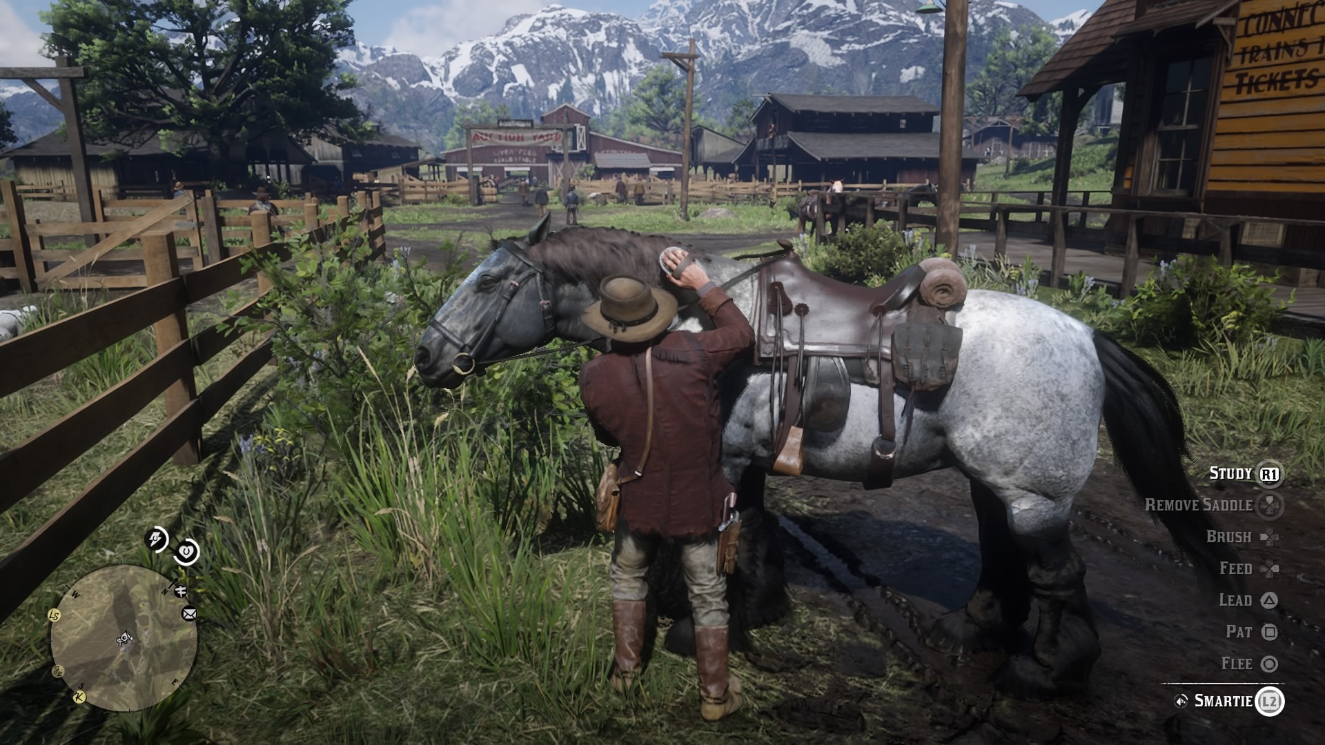 Red Dead Redemption 2: How to brush your horse