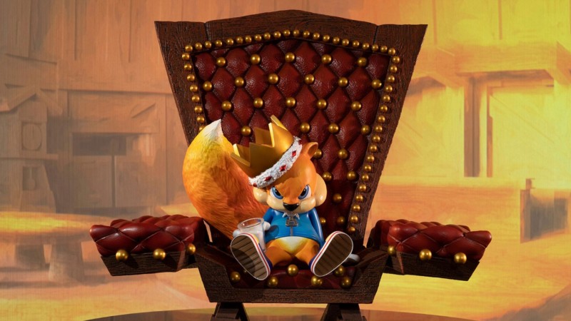 This Regal-Looking Conker’s Bad Fur Day Statue Is Available For Pre-Order