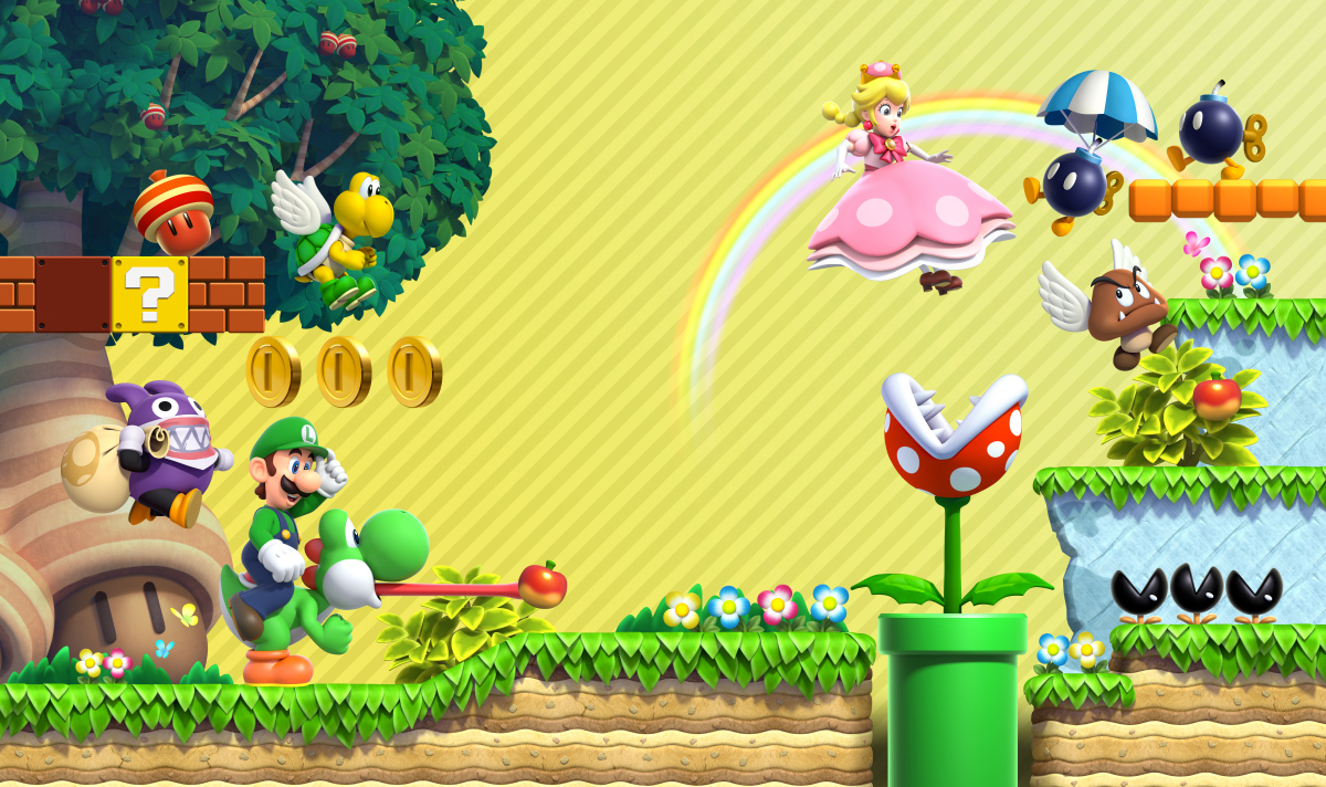 Mushroom Kingdom Features As New Wallpaper From My Nintendo