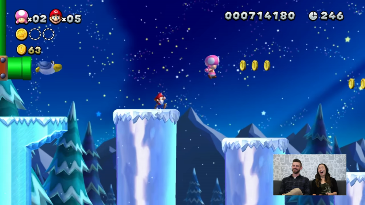 Video: Nintendo Minute New Super Mario Bros. U Deluxe Co-op Gameplay