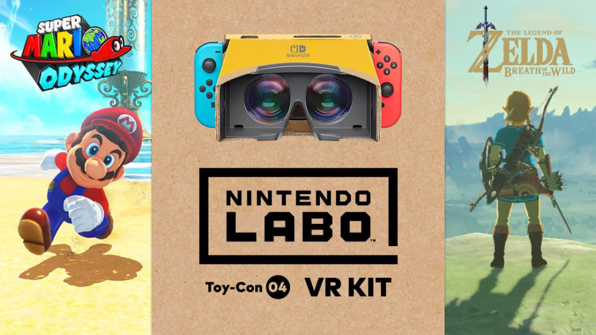 Mini Review: Labo VR Featuring Super Mario Odyssey & Zelda – Breath Of The Wild