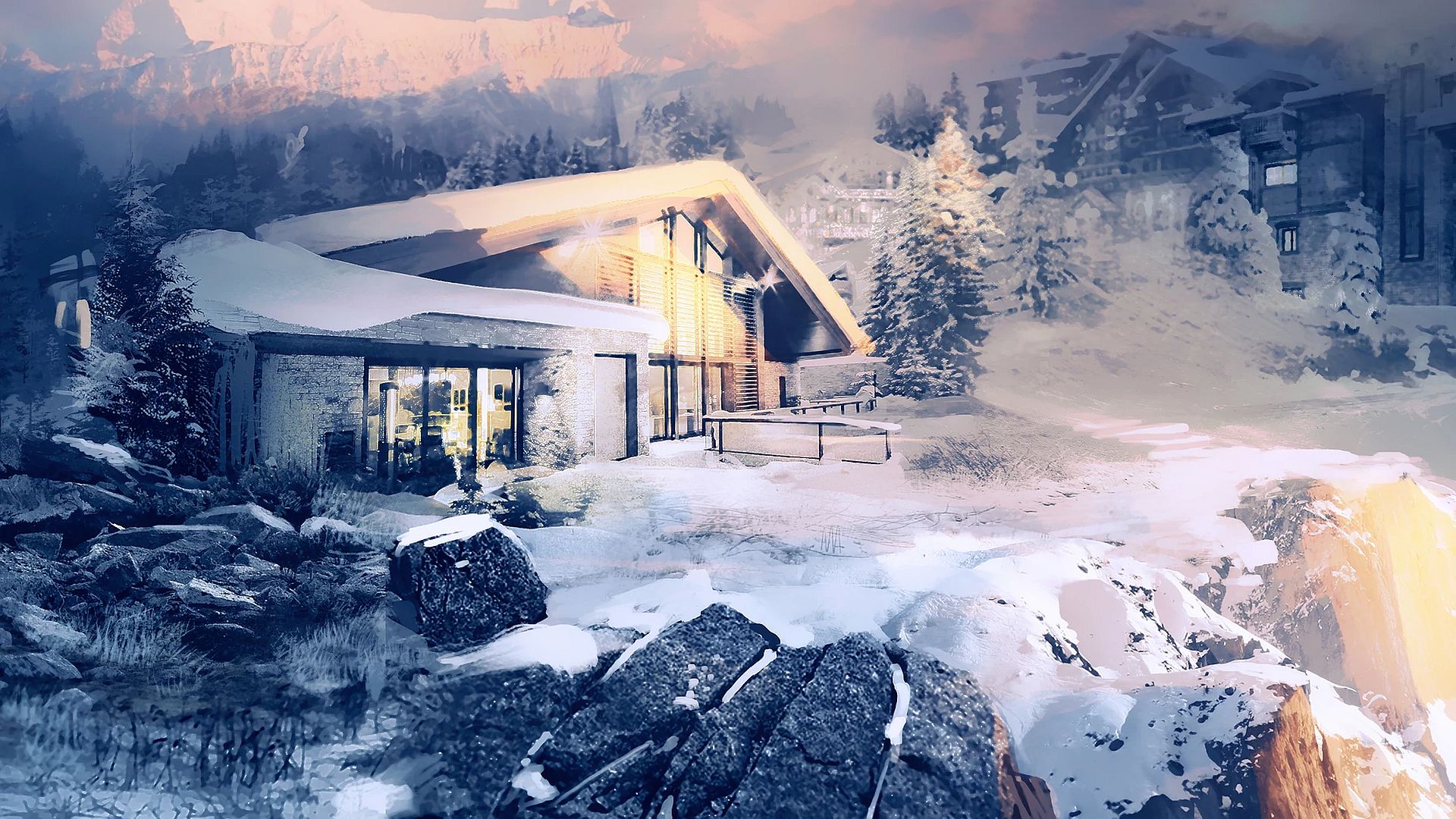 Someone made Rainbow Six Siege’s Chalet map in The Sims 4