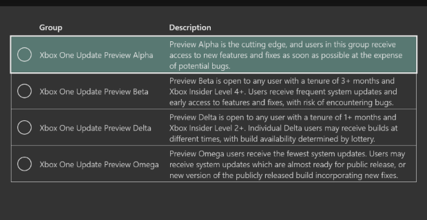 August 31st : New Preview Alpha Ring 1910 Update