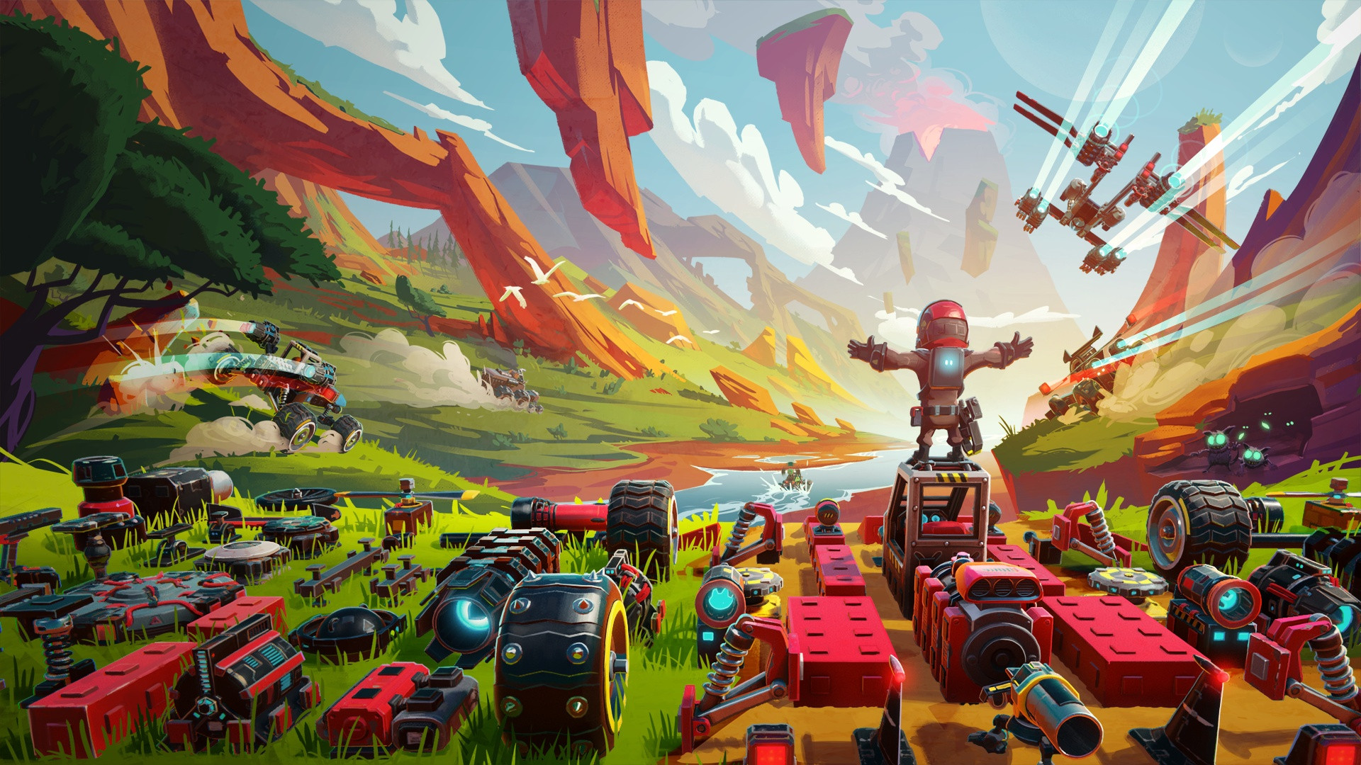 Vehicle-Building Sandbox Racer Trailmakers Available Now on Xbox One