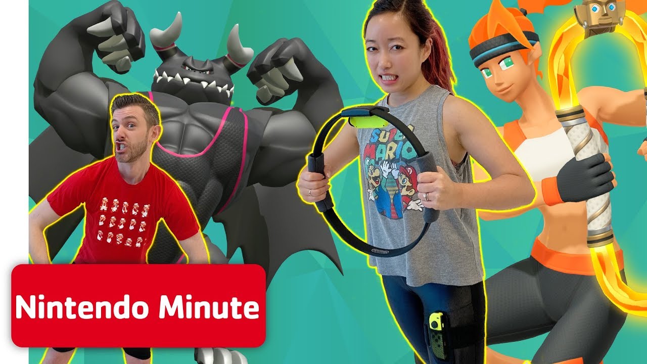 Nintendo Minute – Ring Fit Adventure Workout Challenge w/ RogersBase & MissClick
