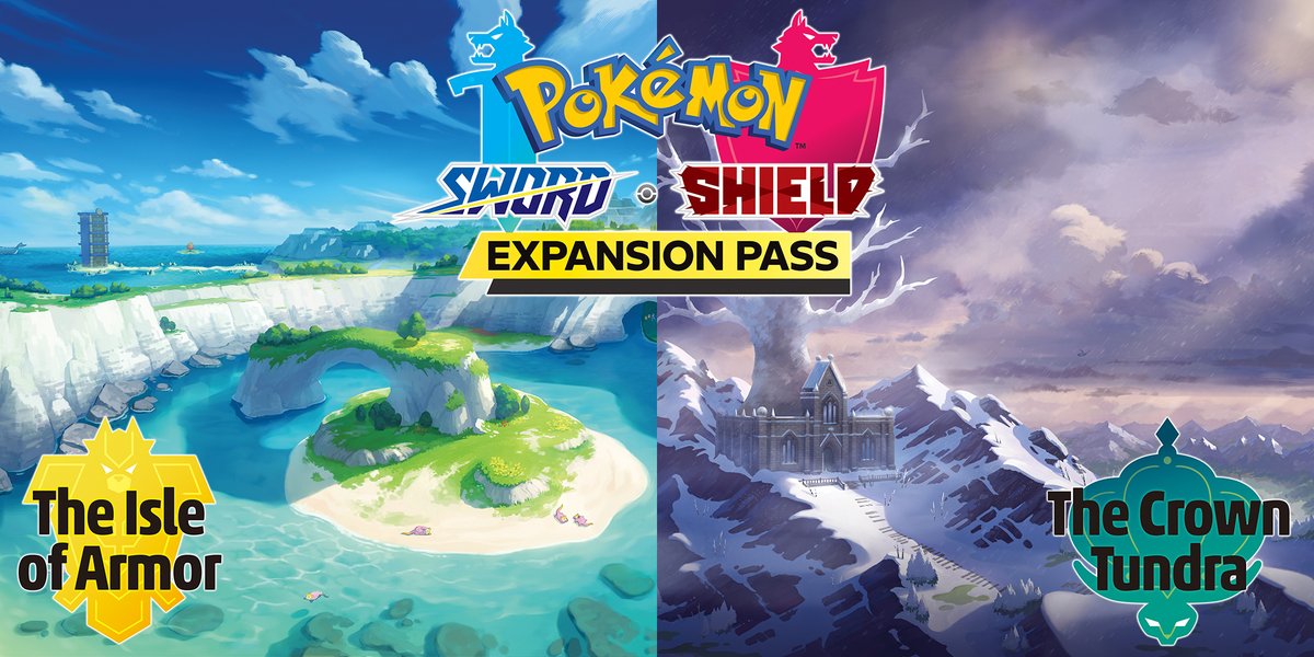Pokemon Sword/Shield Expansion Pass official announcement, screenshots, art