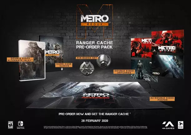 Preorder Metro Redux at GameStop and get the Ranger Cache Pack