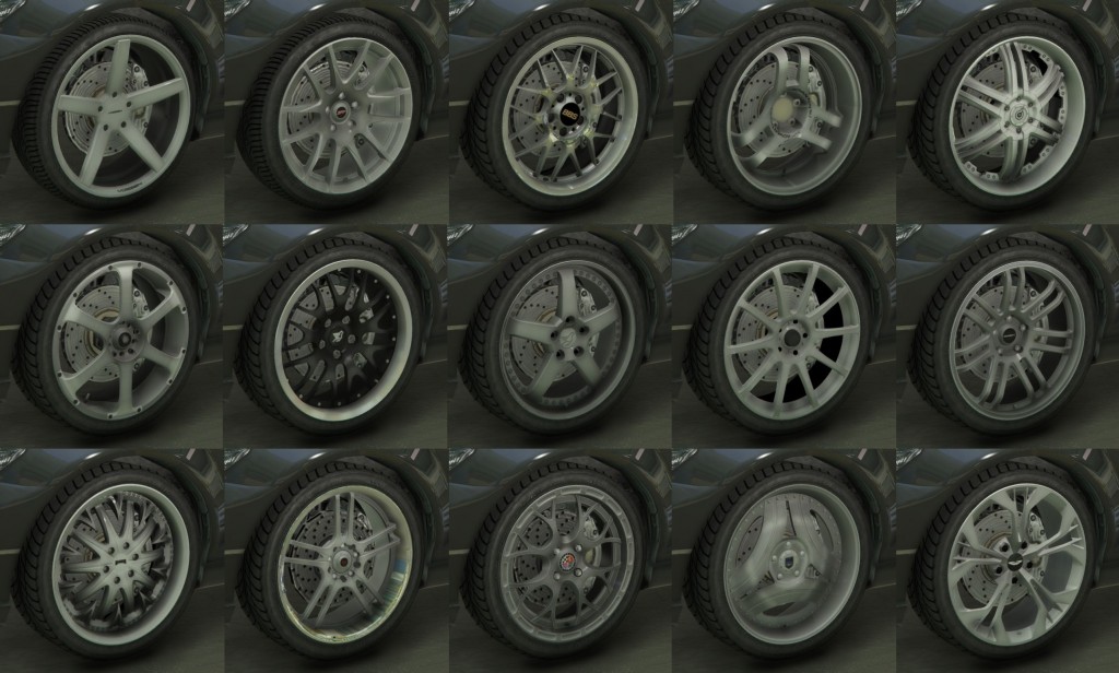 Real brands for wheel rims in GTA V
